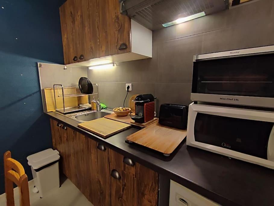 Studio Cosy 2100M Pied Des Pistes-Direct To Ski Slopes-Ski In Ski Out-La Plagne Aime 2000 Ngoại thất bức ảnh
