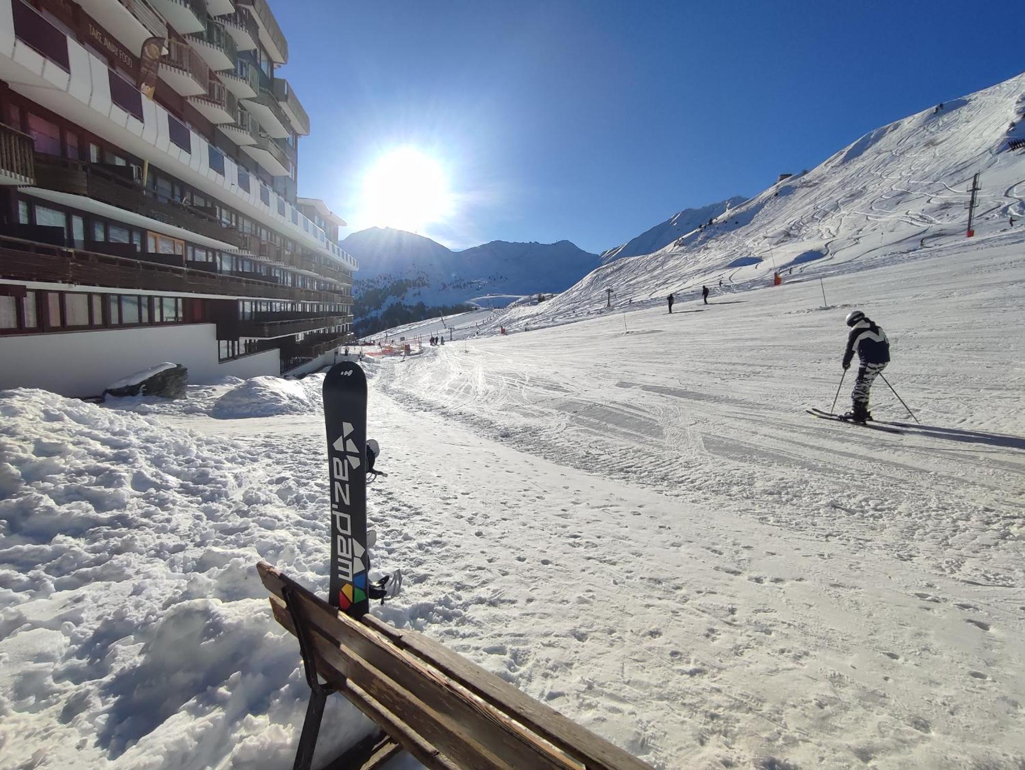 Studio Cosy 2100M Pied Des Pistes-Direct To Ski Slopes-Ski In Ski Out-La Plagne Aime 2000 Ngoại thất bức ảnh