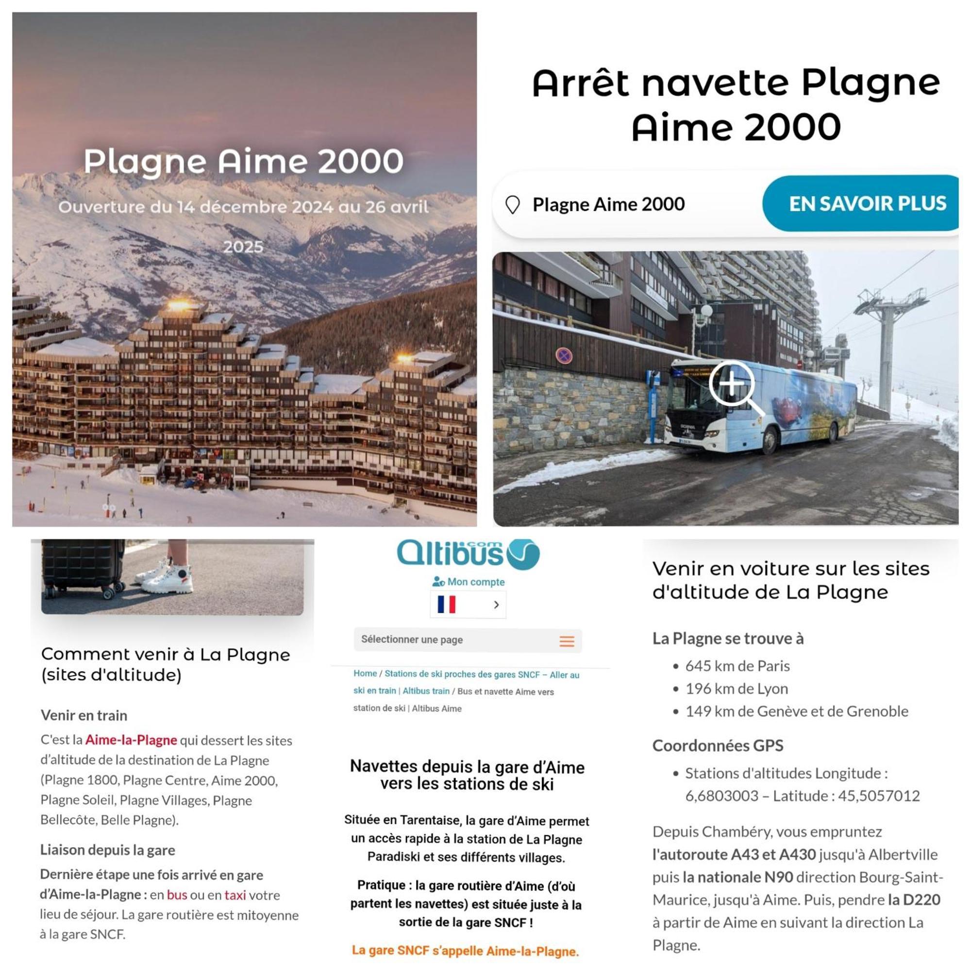 Studio Cosy 2100M Pied Des Pistes-Direct To Ski Slopes-Ski In Ski Out-La Plagne Aime 2000 Ngoại thất bức ảnh