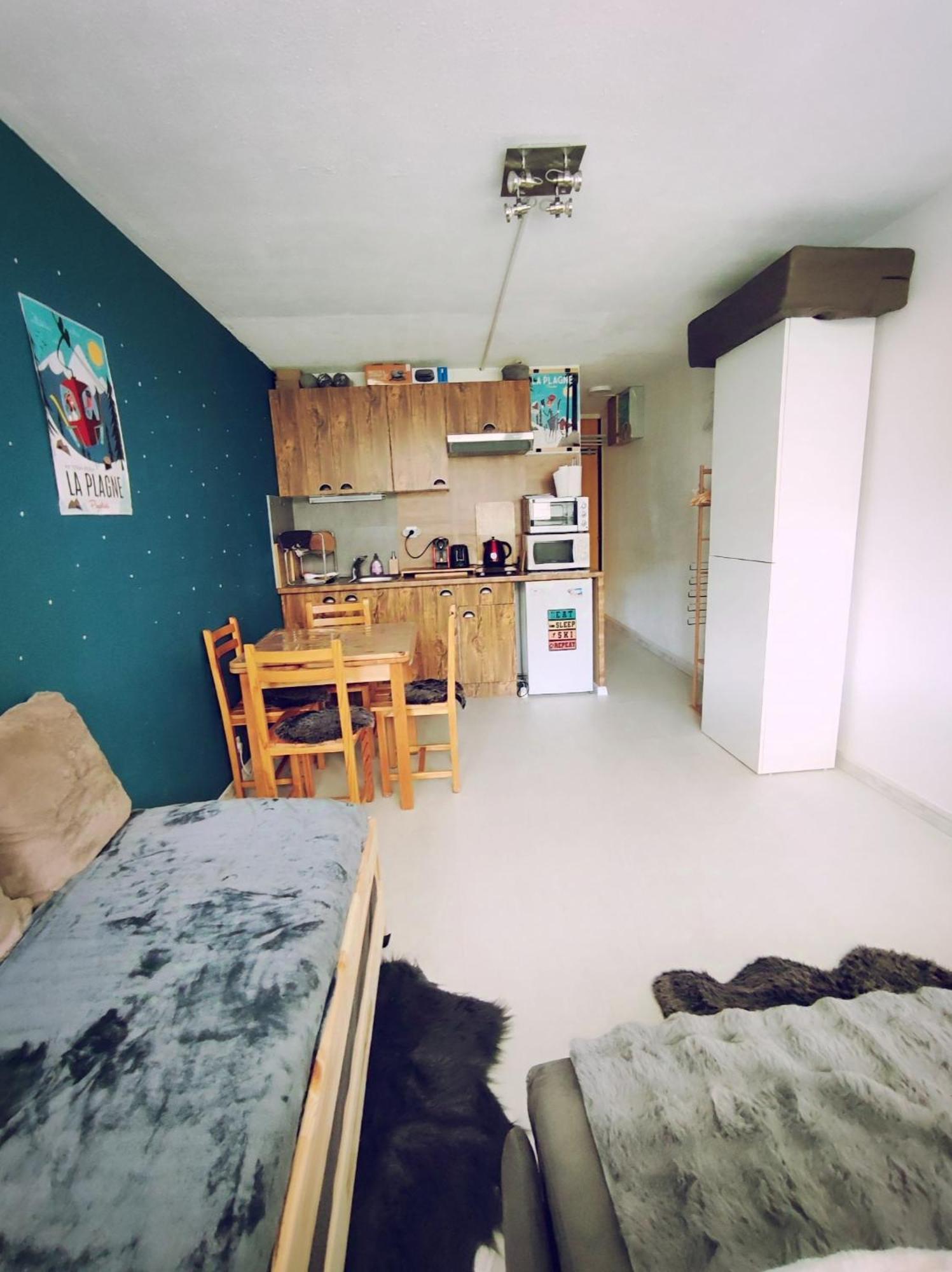 Studio Cosy 2100M Pied Des Pistes-Direct To Ski Slopes-Ski In Ski Out-La Plagne Aime 2000 Ngoại thất bức ảnh